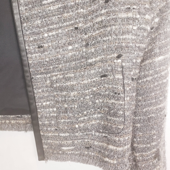 Ulla Johnson metallic tweed open front blazer - Picture 2 of 9